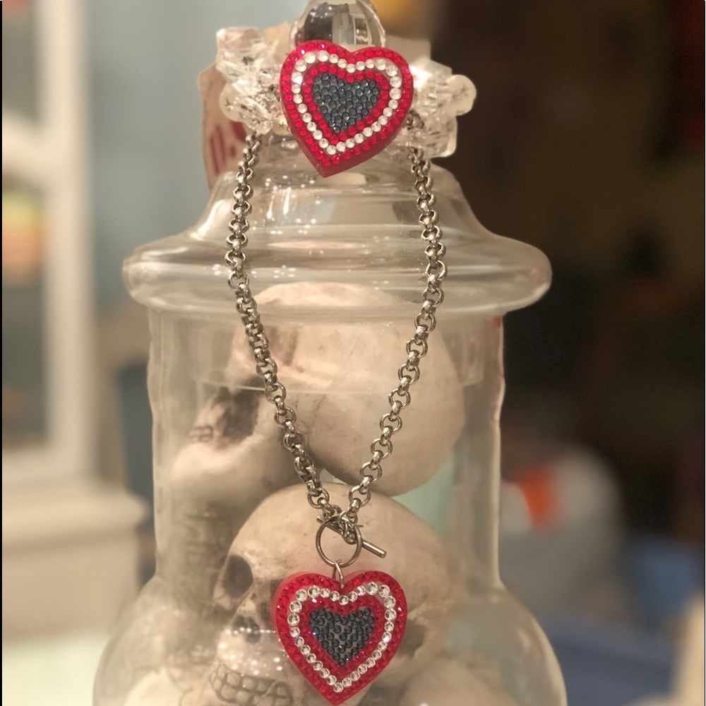 Tarina Tarantino patriotic necklace & bracelet